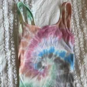 Abercrombie & Fitch XS Tie Dye Bodysuit